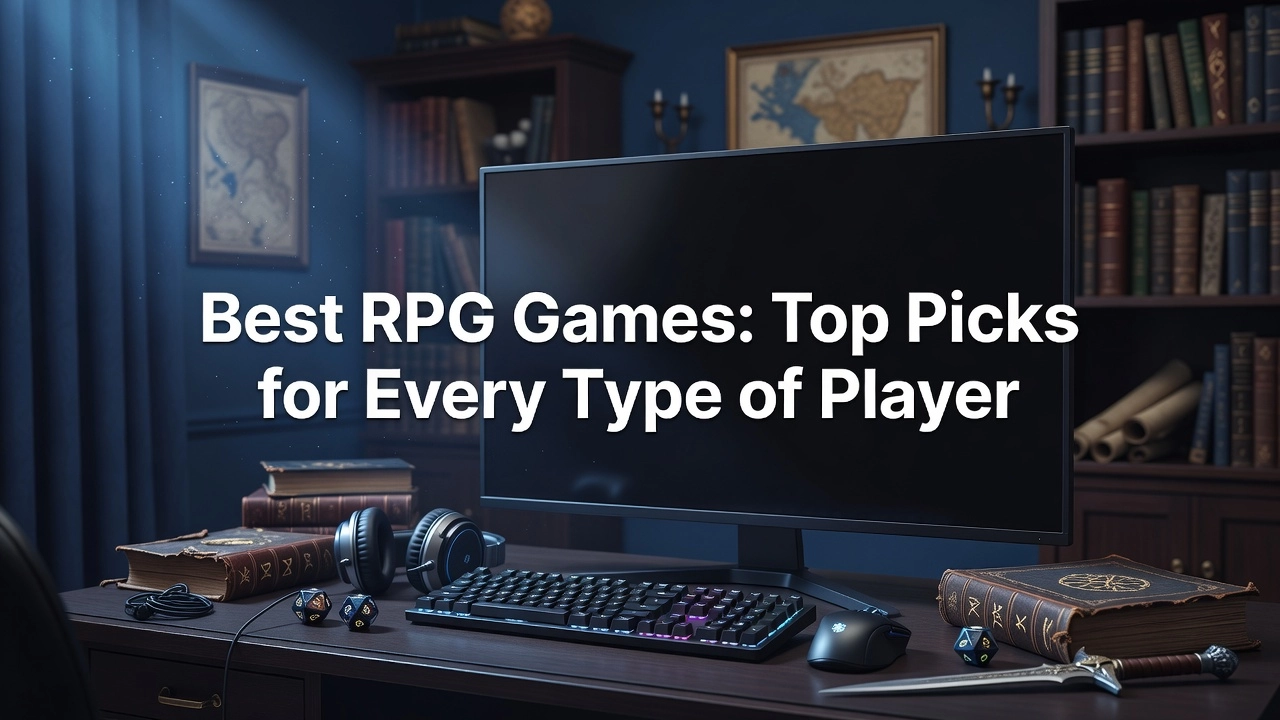 Professional header image for list-based article: Best RPG Games: Top Picks for Every Type of Player