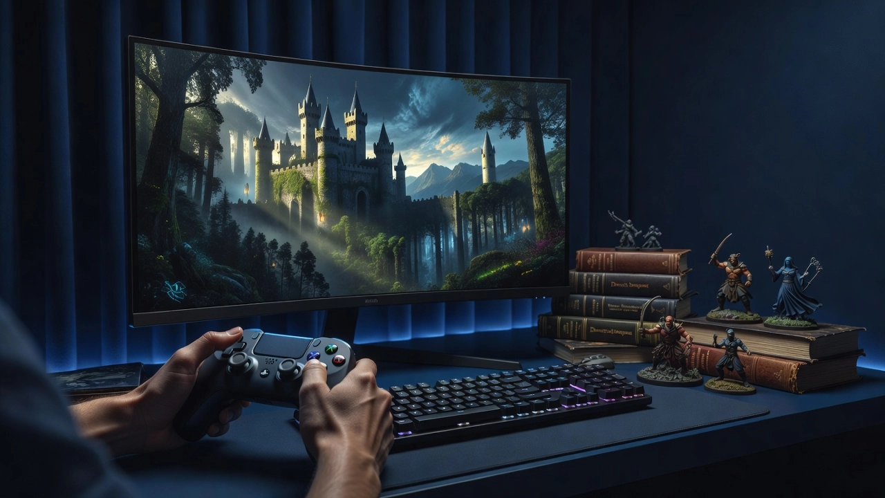 Professional header image for educational tutorial: RPG Game Meaning: What It Is, Where It Came From, and Why...