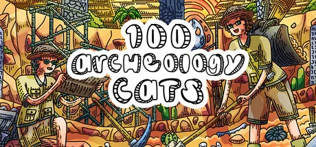 Key art for 100 Archeology Cats
