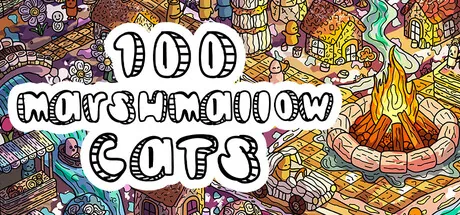 Key art for 100 Marshmallow Cats