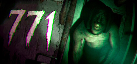 771 logo lit in pink and green above a snarling, distorted creature emerging from shadow