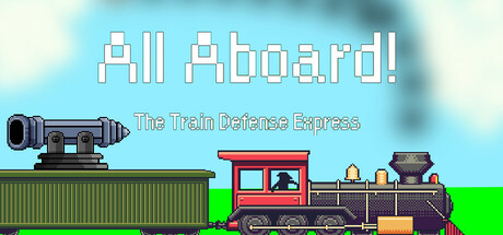 Key art for All Aboard! The Train Defense Express