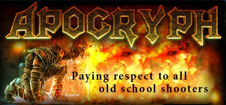 Key art for Apocryph: an old-school shooter
