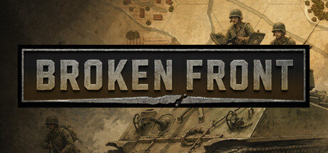 Key art showing WWII soldiers and a Sherman tank over a hex-grid map background