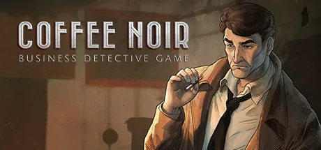 Key art for Coffee Noir - Business Detective Game