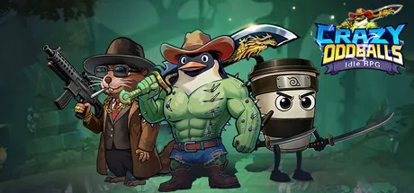 Key art for Crazy Oddballs: Idle RPG