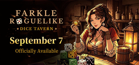 Key art for Dice Tavern Farkle Roguelike
