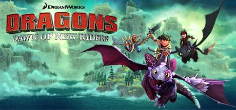 Key art for DreamWorks Dragons: Dawn of New Riders