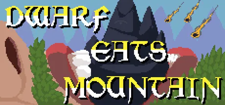 Key art for Dwarf Eats Mountain