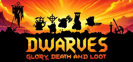 Key art for Dwarves: Glory, Death and Loot