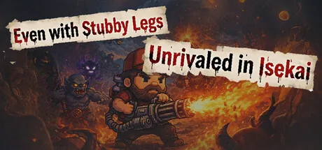 The short-legged hero blasting through enemies in Even with Stubby Legs: Unrivaled in Isekai