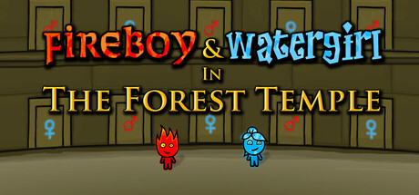 Key art for Fireboy & Watergirl 1 The Forest Temple