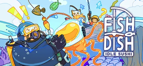 Key art for Fish to Dish: Idle Sushi