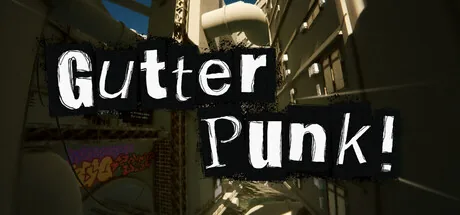 Wall-running through brutalist concrete environments in GutterPunk