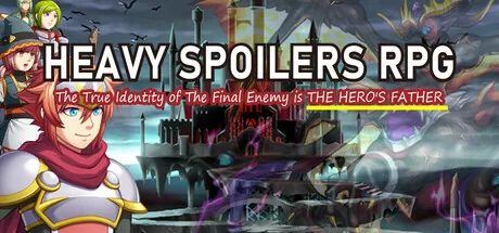 Key art for Heavy Spoilers RPG: The true identity of the final enemy is the hero's father