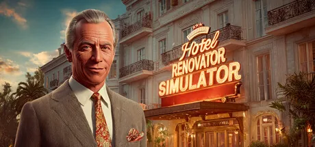 A renovated hotel lobby with new flooring and furniture in Hotel Renovator Simulator