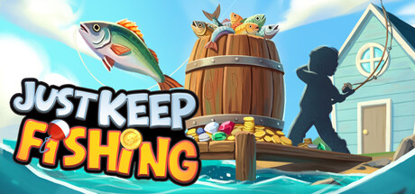 Key art for Just Keep Fishing