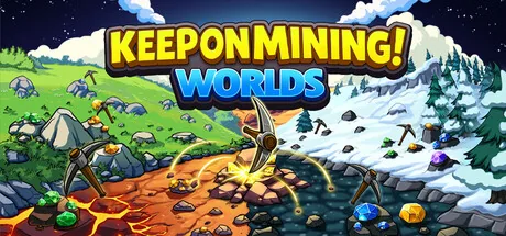Key art for Keep on Mining! - Worlds