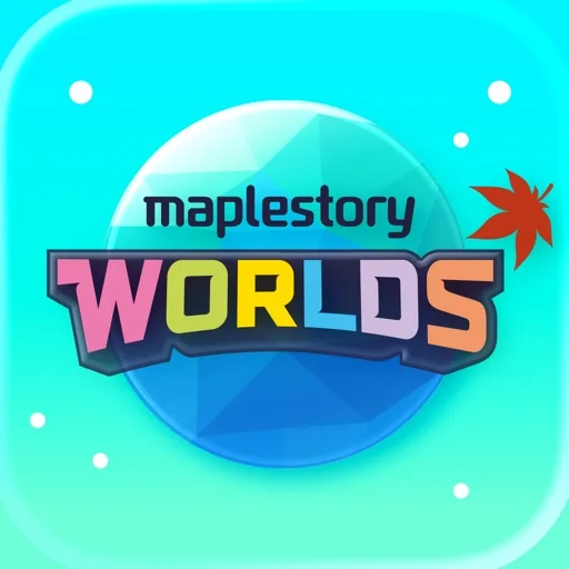 App icon and key art for MapleStory Worlds