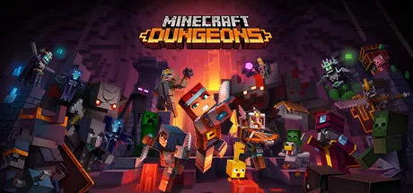 Key art for Minecraft Dungeons