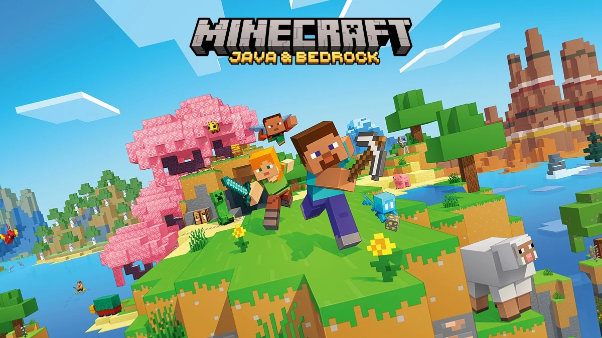 Official key art for Minecraft