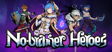 Key art for No-brainer Heroes 挂机吧！勇者