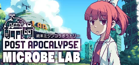 An android girl fishing for microbes in Post Apocalypse Microbe Lab