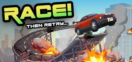 Key art for Race! Then Retry...