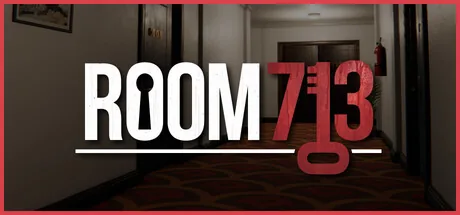 A hallway inside the haunted hotel in Room 713
