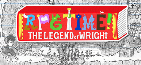 Key art for RPG Time: The Legend of Wright