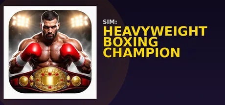 A boxing career screen in Sim: Heavyweight Boxing Champion