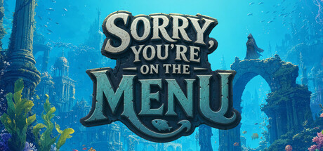 Painterly logo art of the title over a sunken underwater ruin