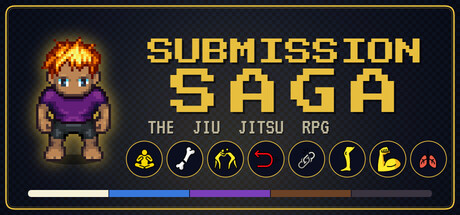 Submission Saga: The Jiu Jitsu RPG key art