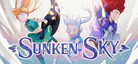 A hand-drawn biome landscape from Sunken Sky's open world