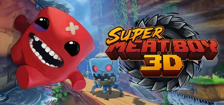 Key art for Super Meat Boy 3D