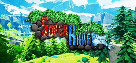 Key art for SuperKraft: Open World Survival Crafting Game