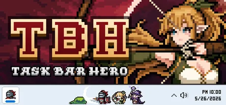 Key art for TBH: Task Bar Hero
