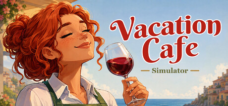 Key art for Vacation Cafe Simulator