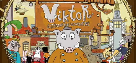 Key art for Viktor, a Steampunk Adventure