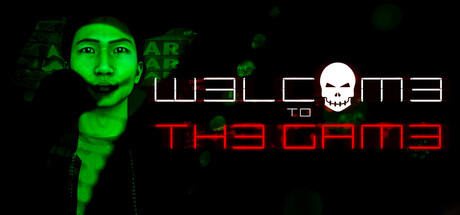 Header art for Welcome to the Game III showing a glitchy green-tinted face beside the game's cracked, skull-dotted logo