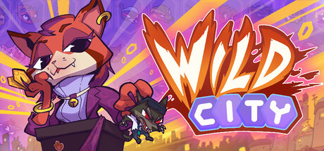 Wild City key art showing the game's logo over a fox-like character holding a smaller creature