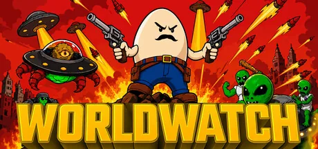 Key art for WorldWatch: Superhero Bullet Heaven