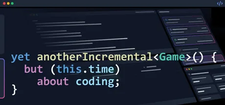 Key art for Yet Another Incremental Game (but this time about coding)